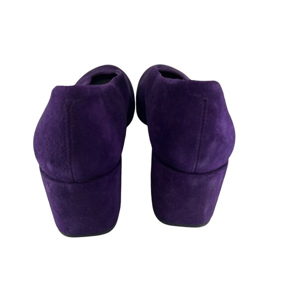 Vagabond Womens Purple Suede Slip-On  Pump Heels Size 41 - Picture 5 of 7